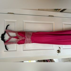 Pink prom dress